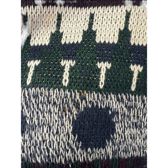 VINTAGE Todays News Sweater Unisex Adult Geometric Pattern Grandpa Fisherman XL - Picture 14 of 16